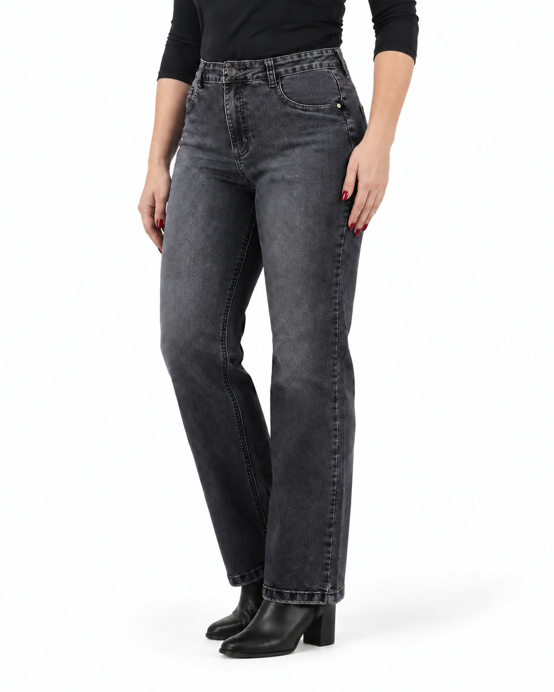 Jeans Infinito Recto Gris