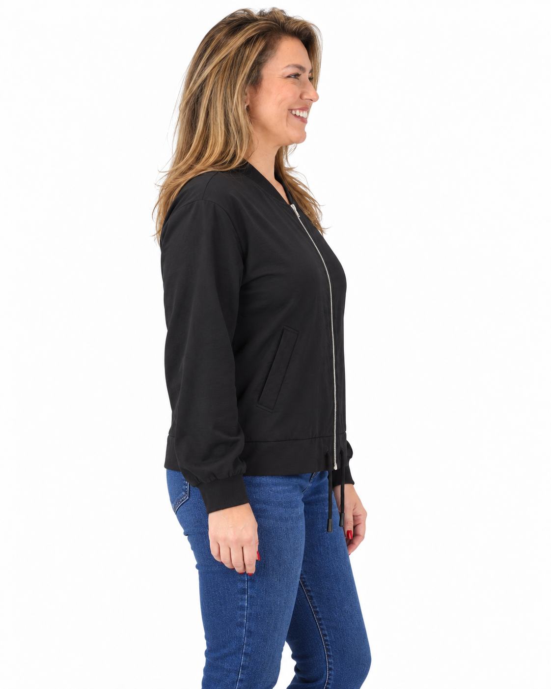 Chaqueta Bomber Karen Negro