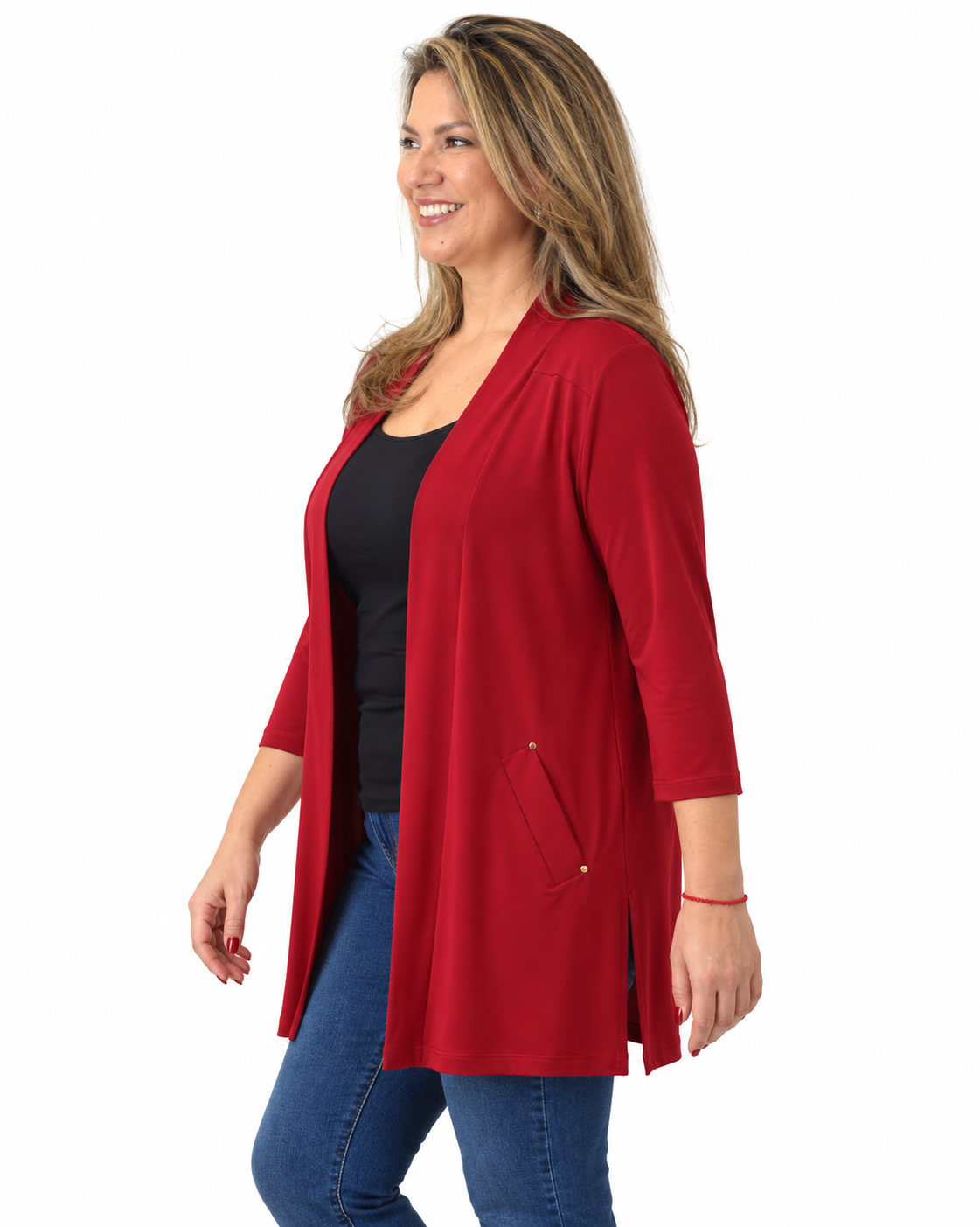 Tapado Liso Elena Rojo