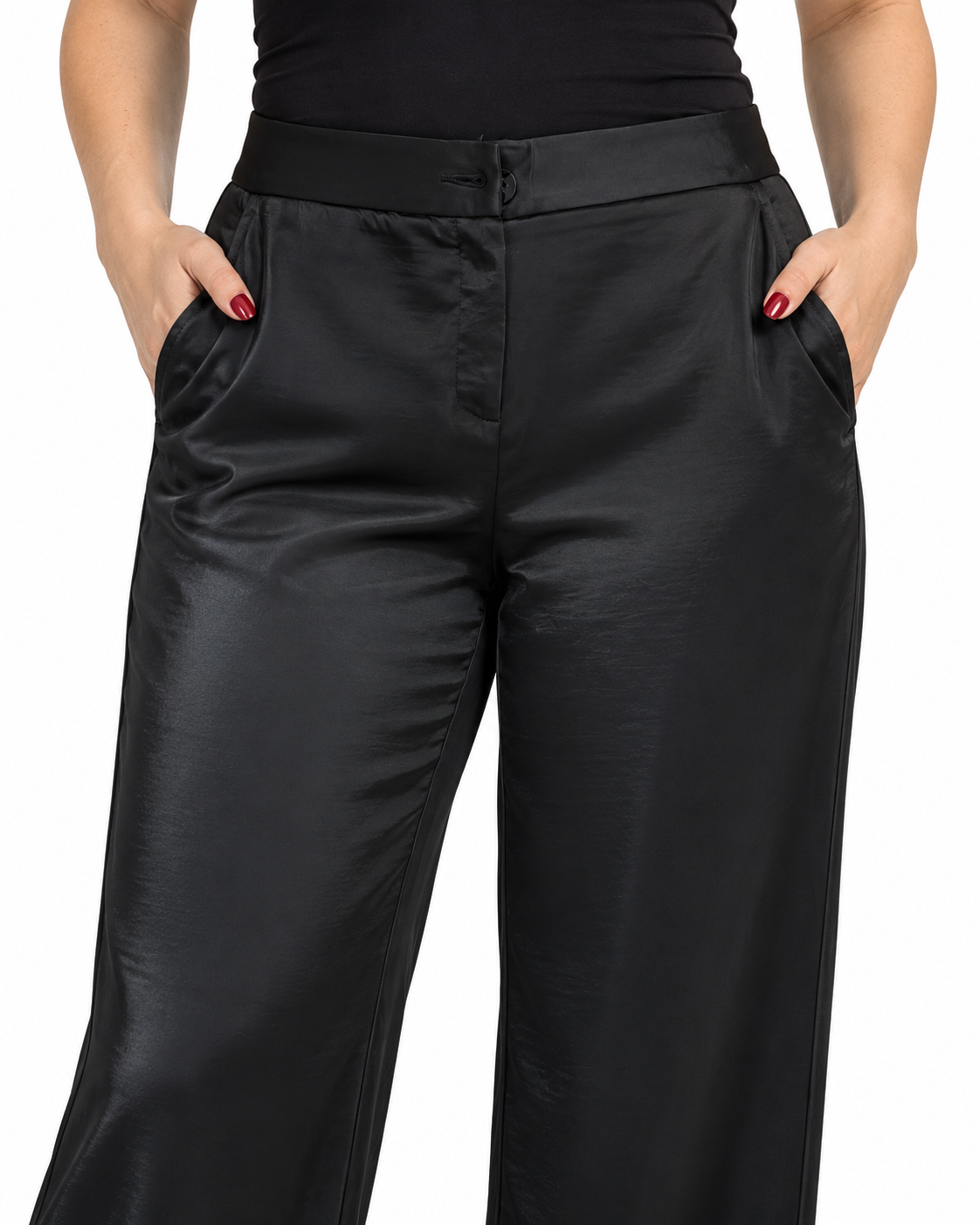 Pantalón Satinado Paulo Negro