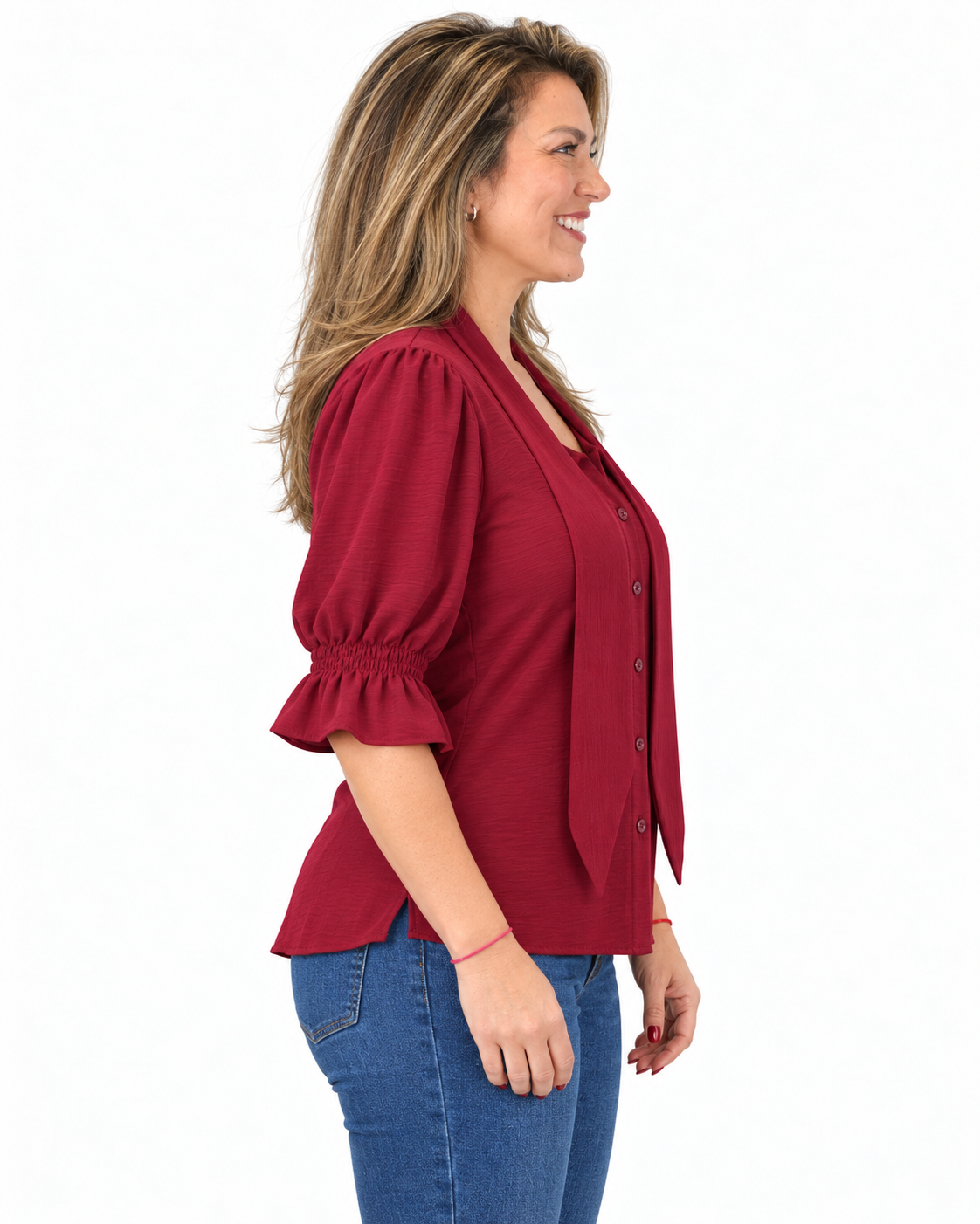 Blusa Lisa Claudia Burdeo