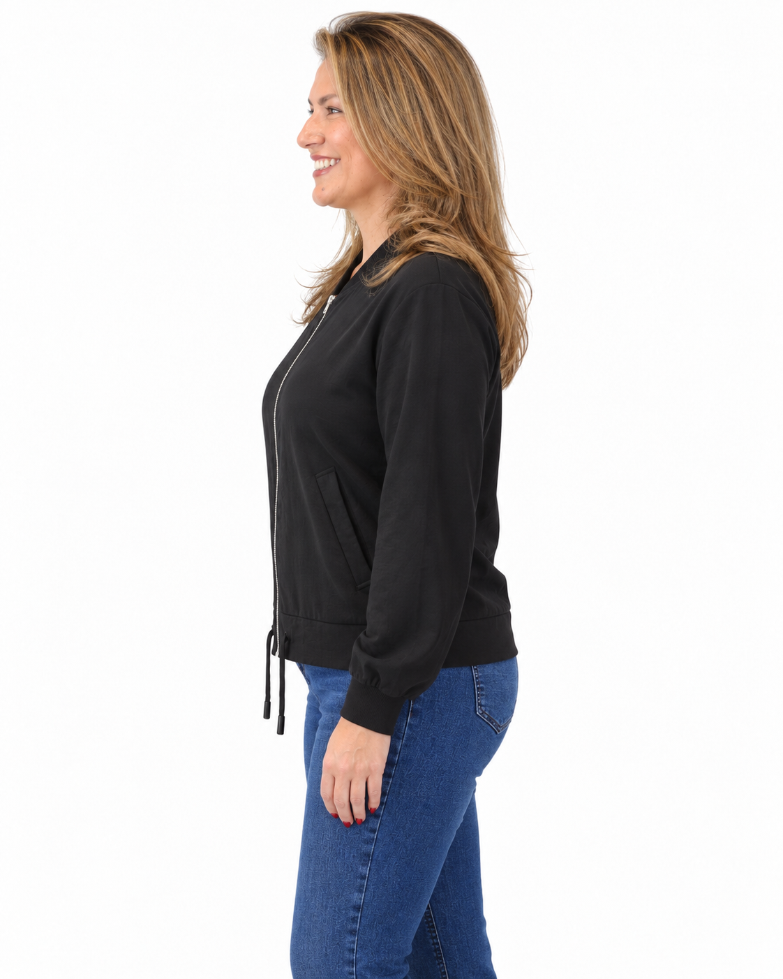 Chaqueta Bomber Karen Negro