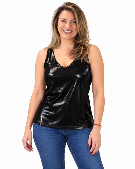 Polera Fiesta Patty Negro