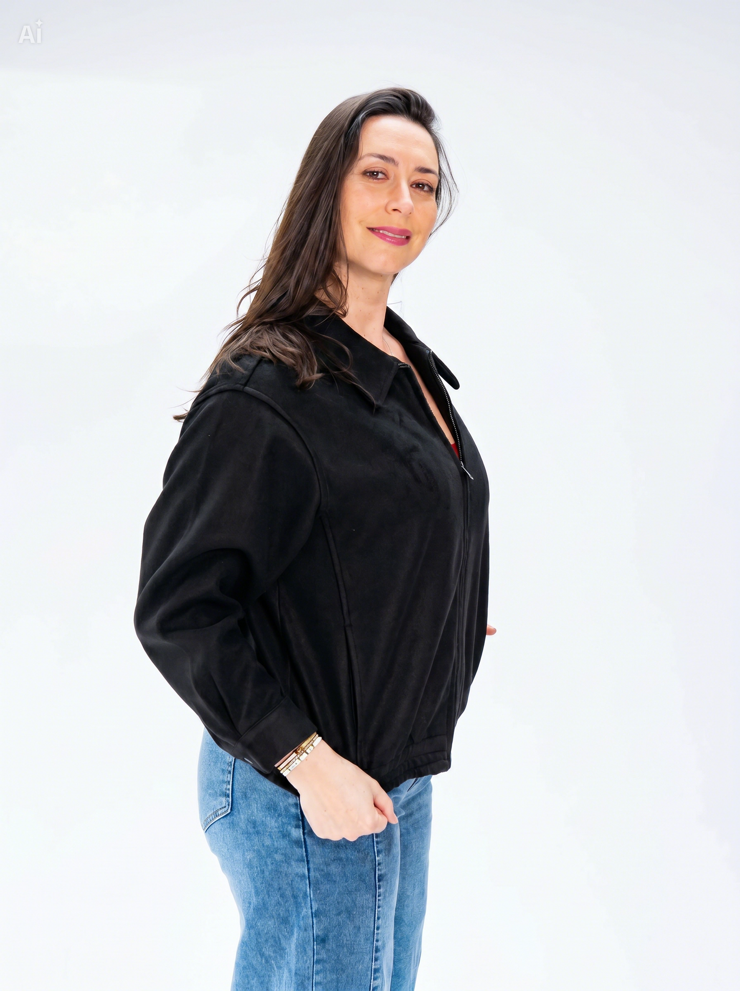 Chaqueta Paño Brenda Negro