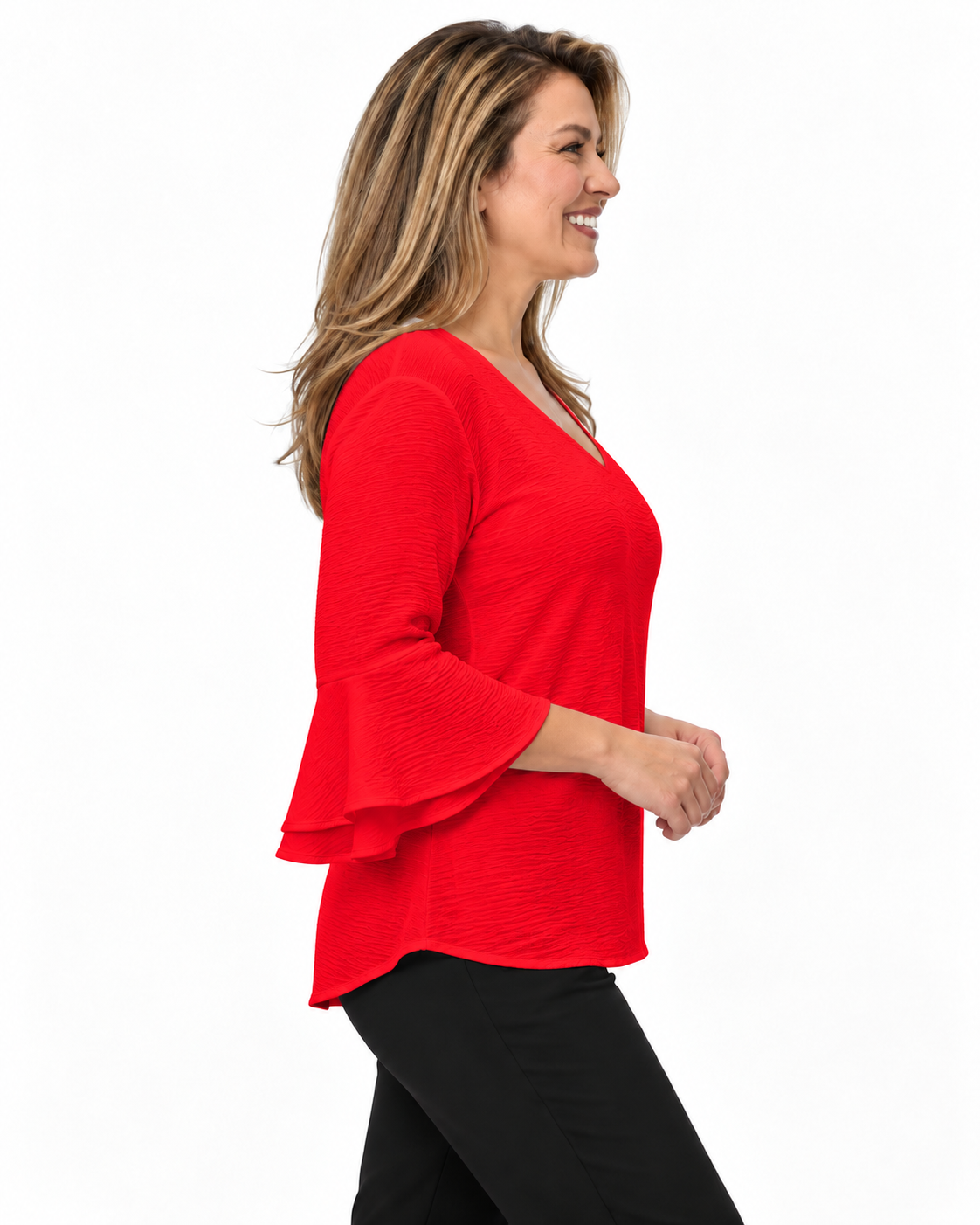 Blusa Elisa Vuelos Rojo