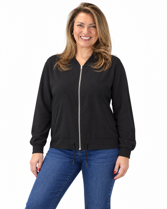 Chaqueta Bomber Karen Negro