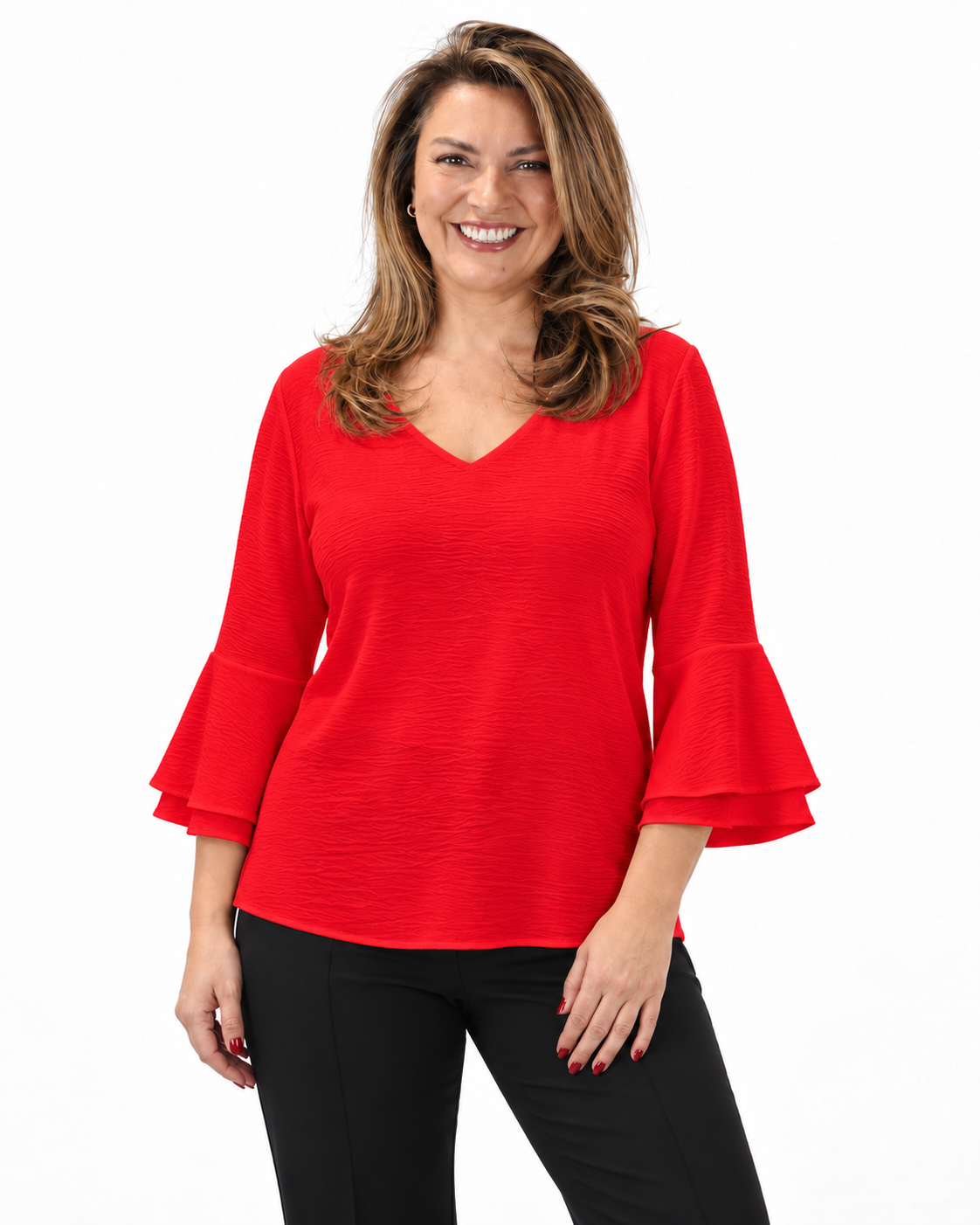 Blusa Elisa Vuelos Rojo