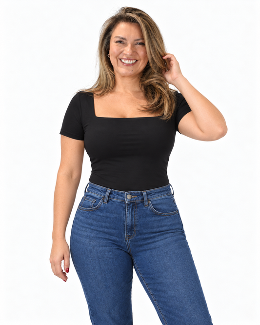 Body Liso Greta Negro