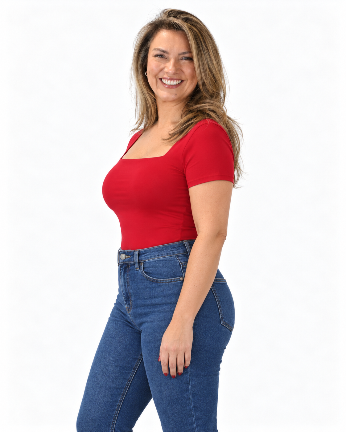 Body Liso Greta Rojo
