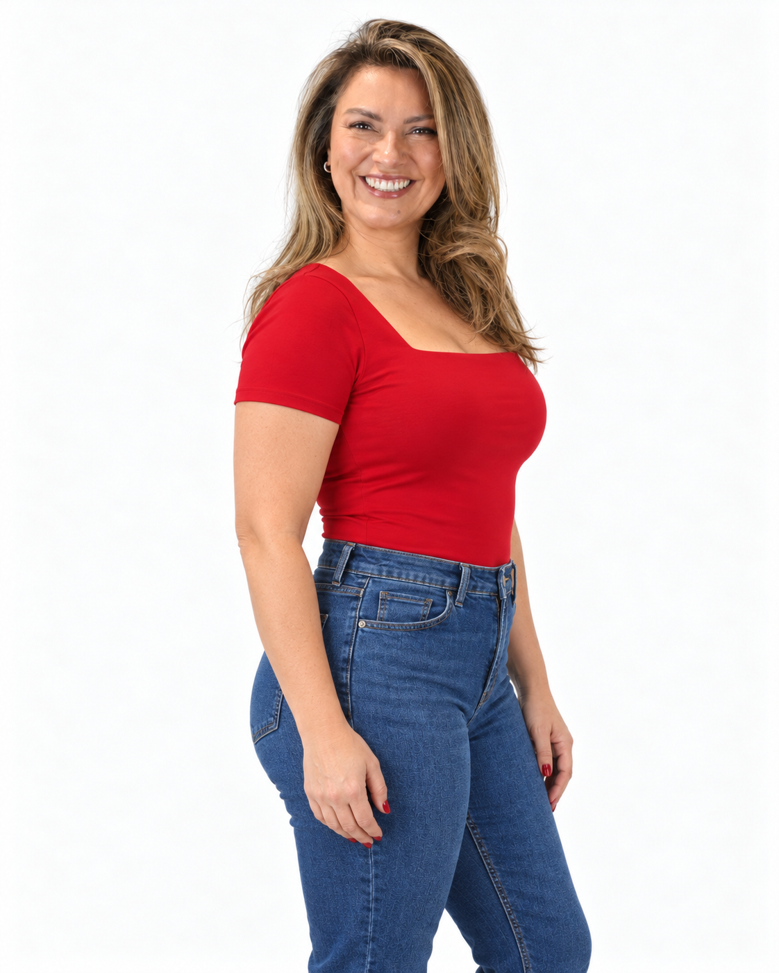Body Liso Greta Rojo