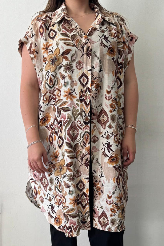 Blusón María Teresa Café