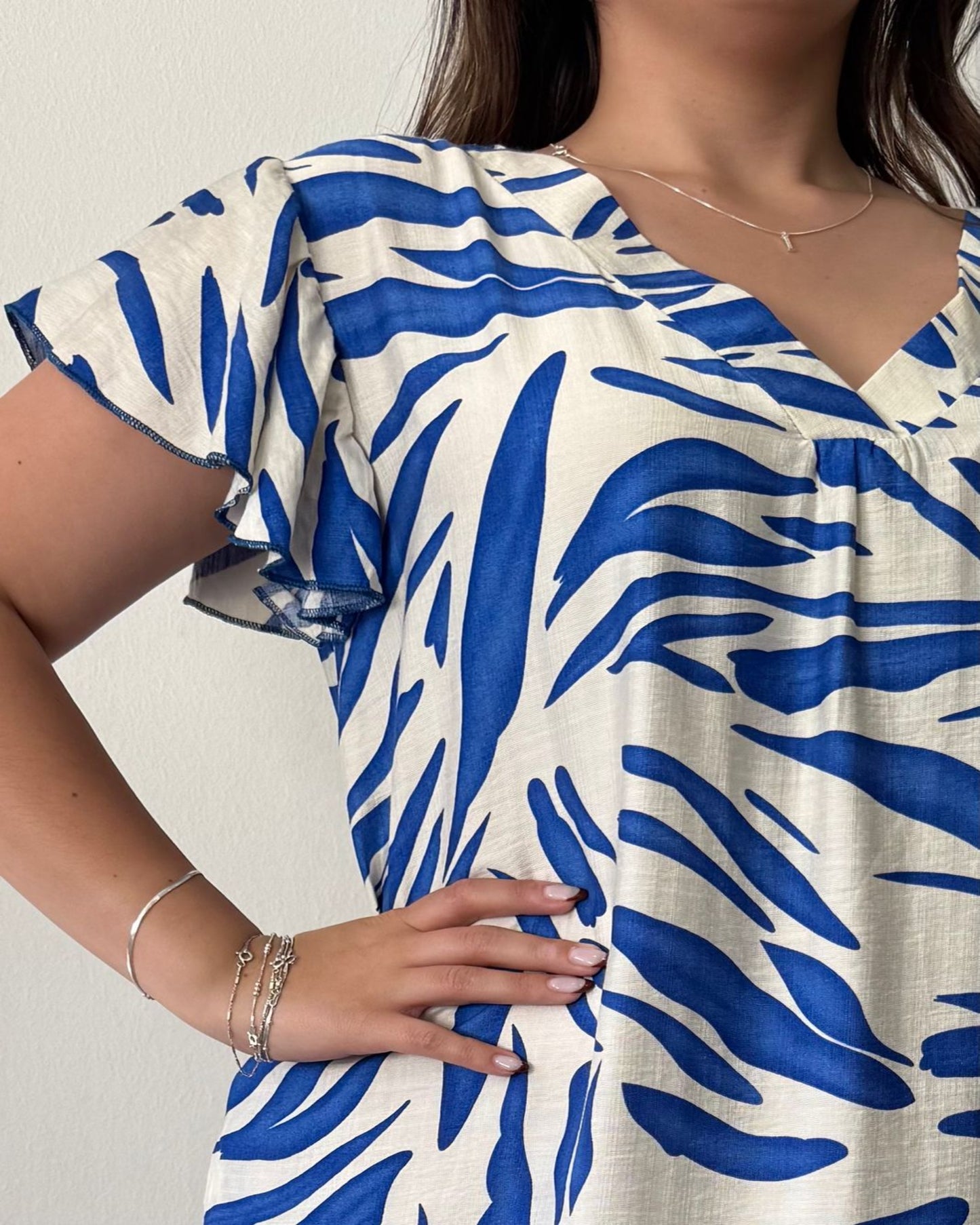 Vestido Rayas Valentina Azul