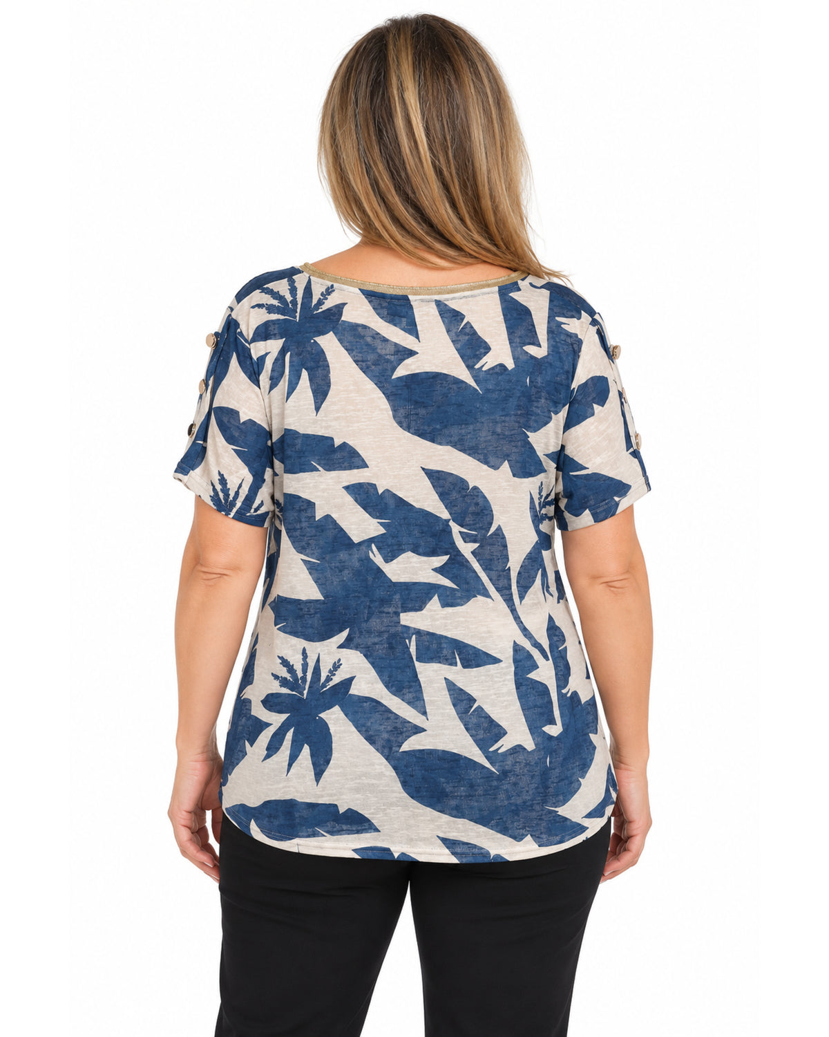 Polera Palmer Azul