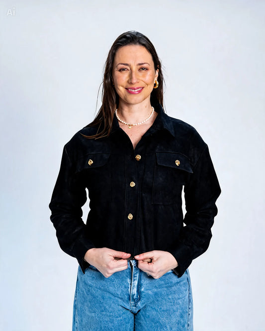 Chaqueta Sophia Gold Negro