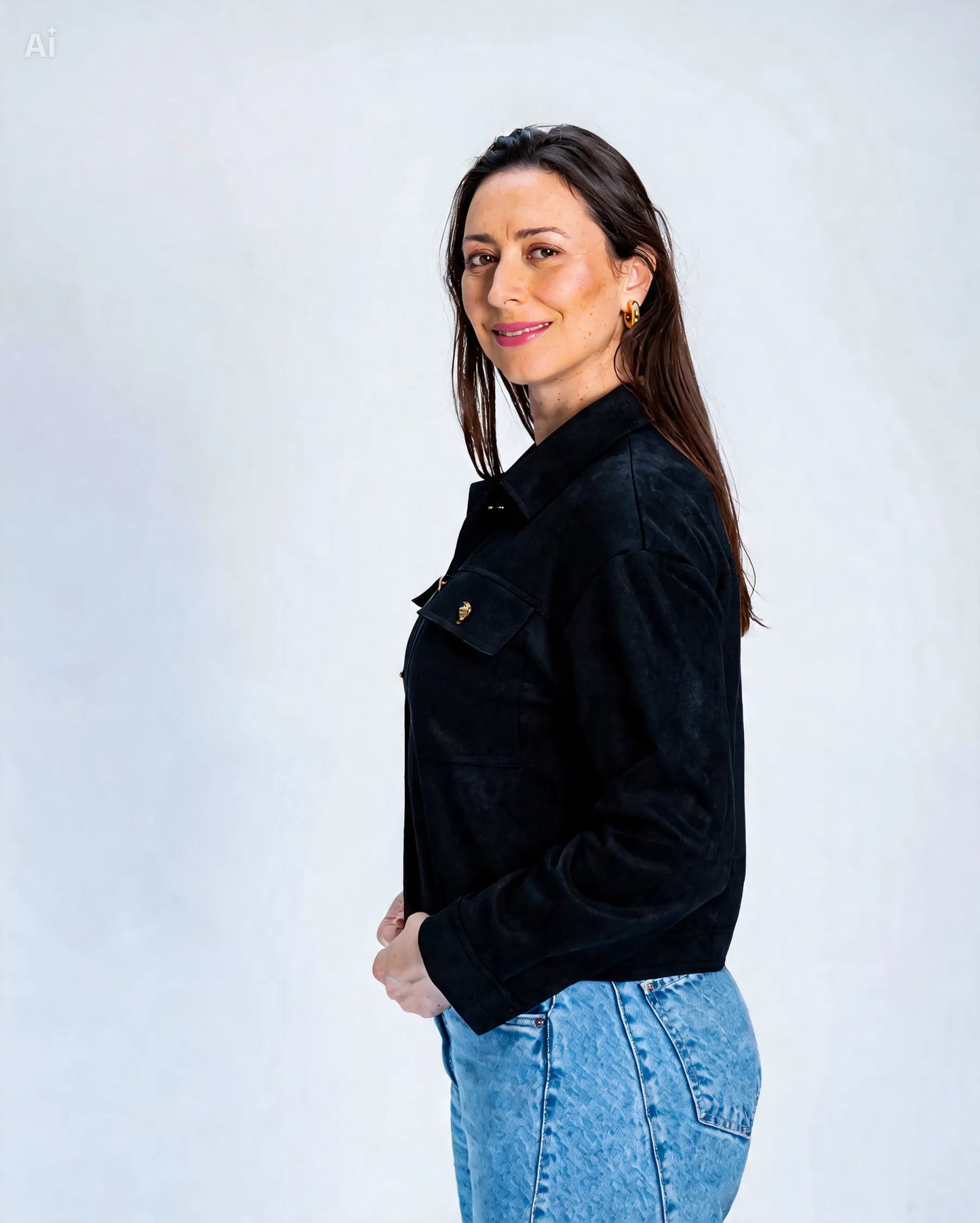 Chaqueta Sophia Gold Negro