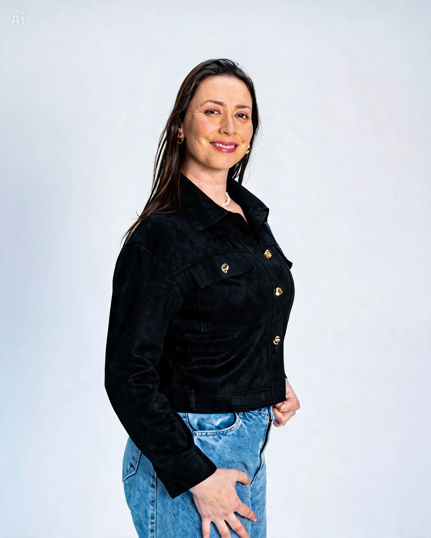 Chaqueta Sophia Gold Negro