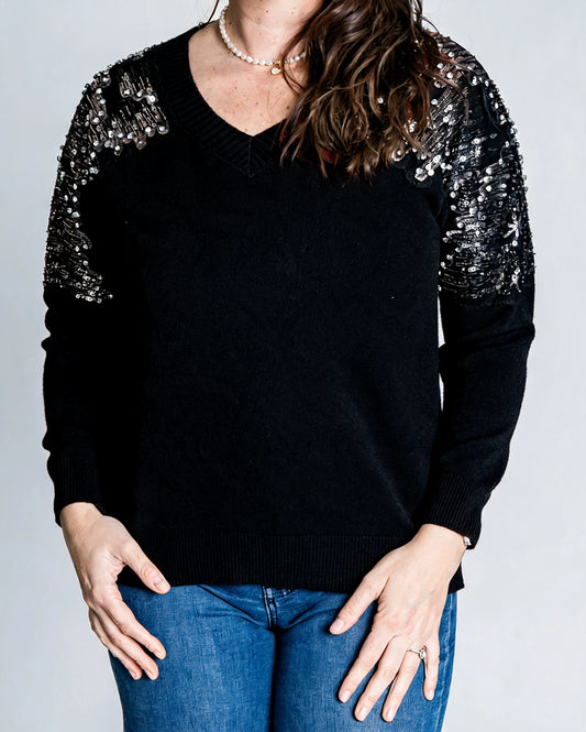Sweater Piedras Negro