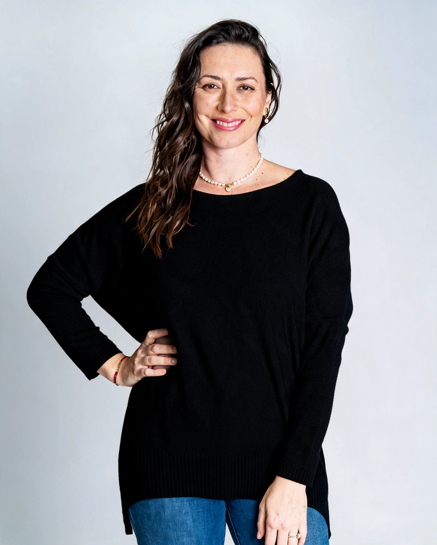 Sweater Hilo Cami Negro