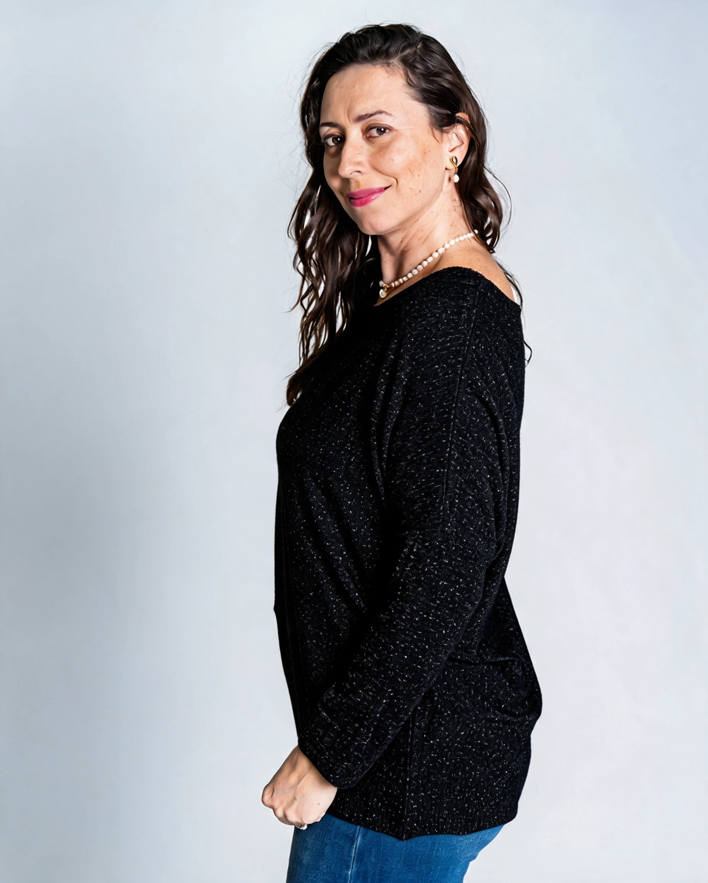 Sweater Hilo Cami Negro