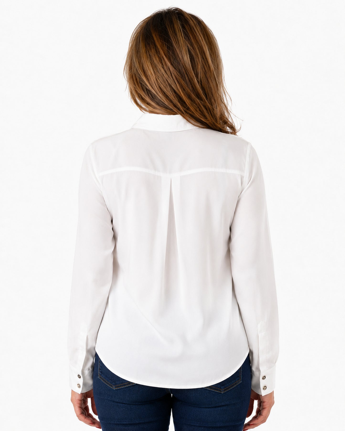 Blusa Denis Tachas Blanca