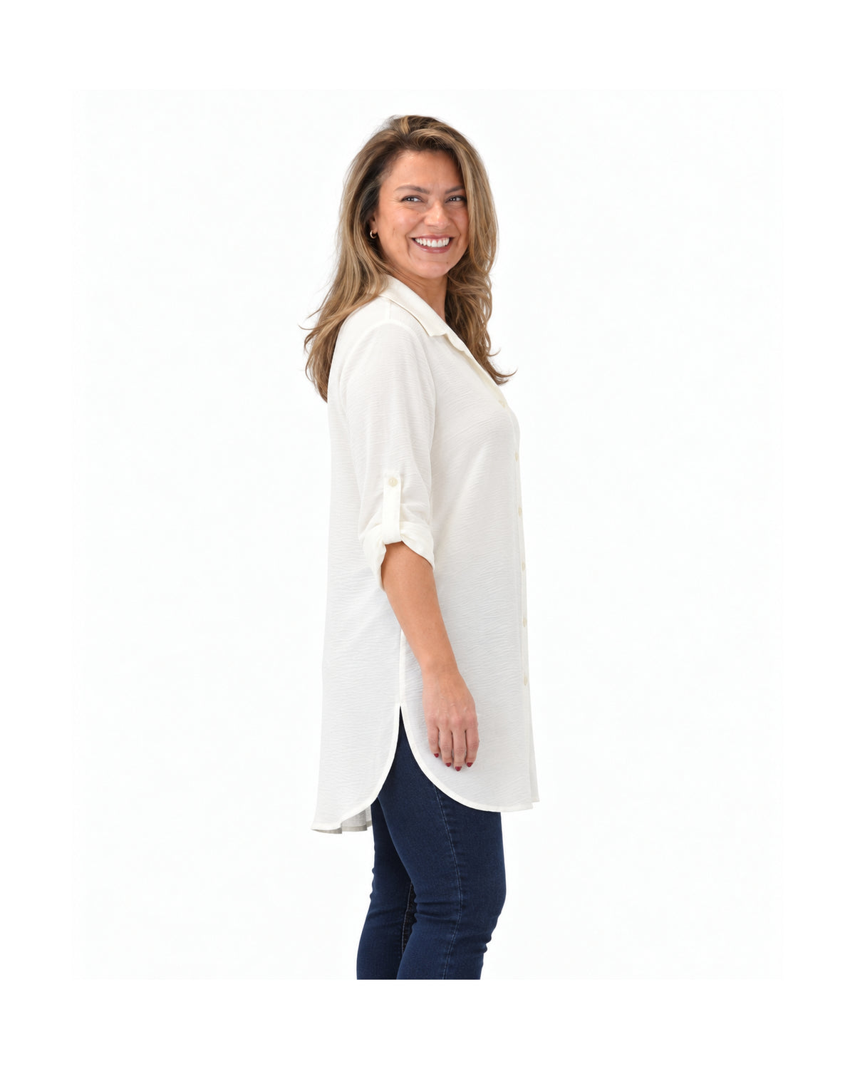 Blusón Iris Blanco