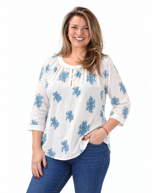 Blusa Lilian Bordada