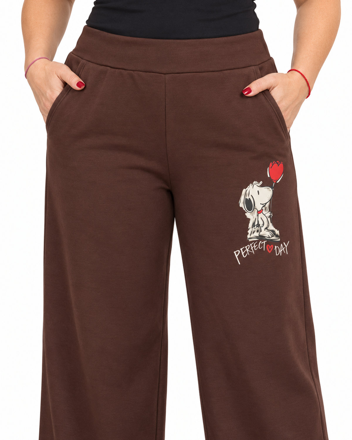 Pantalón Buzo Snoopy Chocolate