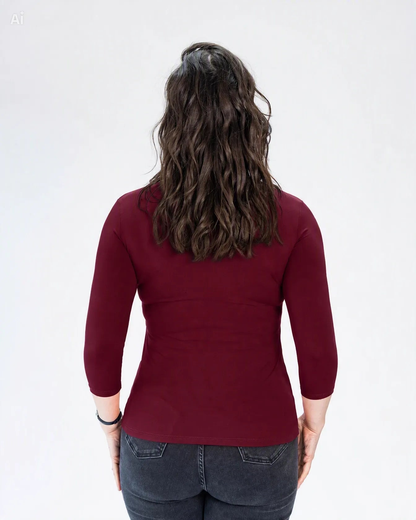 Polera Básica Carolina Burdeo