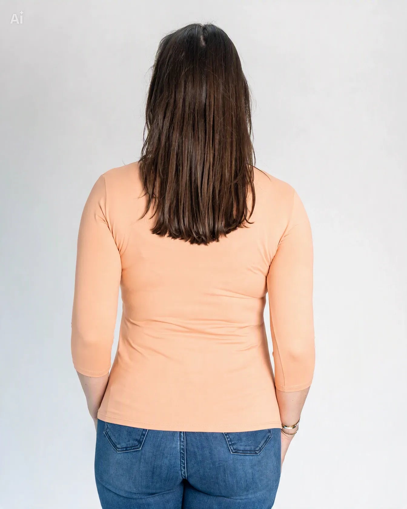 Polera Básica Carolina Damasco