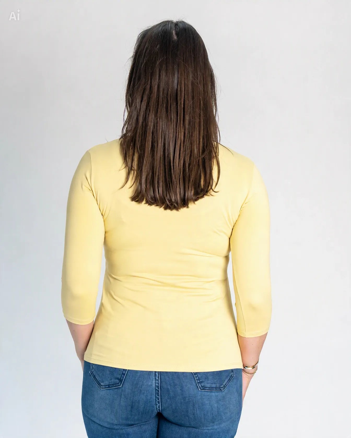Polera Básica Carolina Amarillo