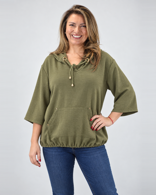 Polerón Denisse Verde Olivo