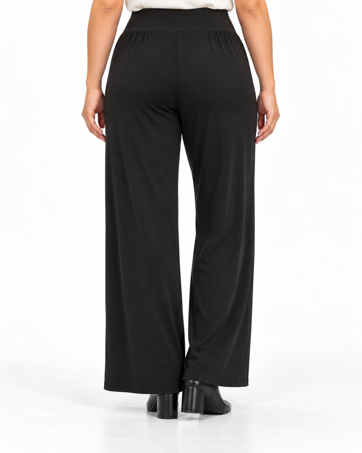 Pantalón Fiesta Hebilla Dorada Negro