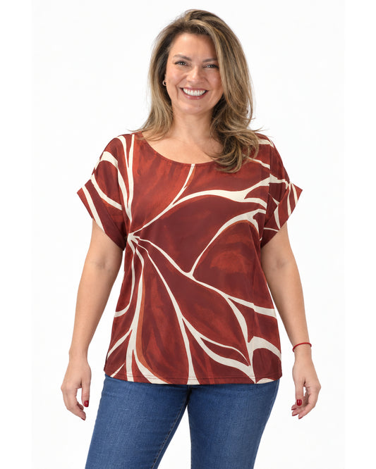 Blusa Marlene Terracota