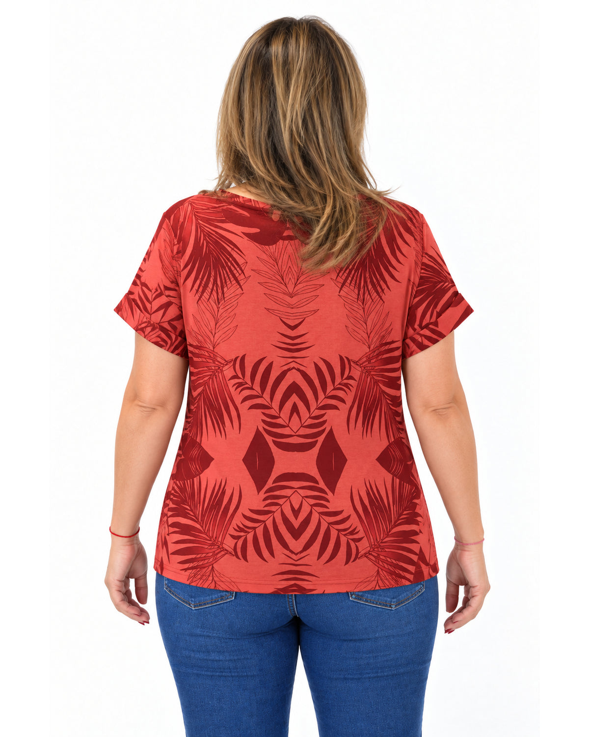 Blusa Estampado Luisa Terracota