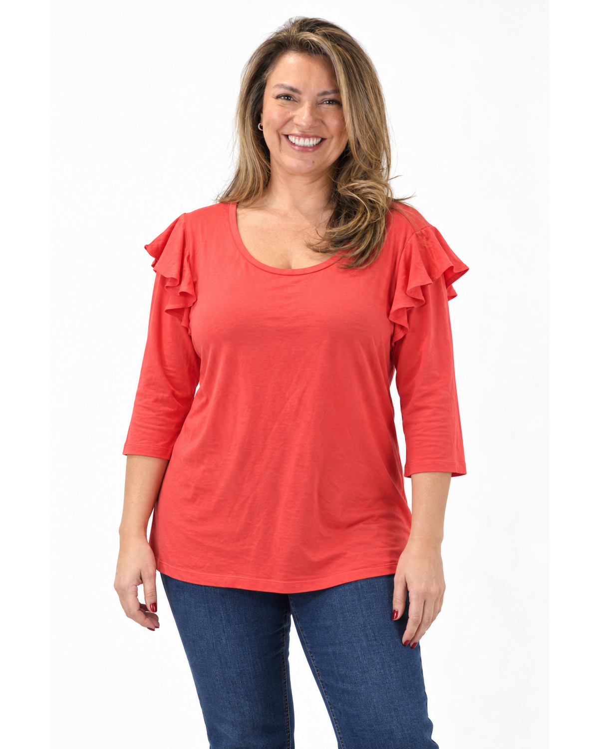 Polera Rebeca Vuelos Coral