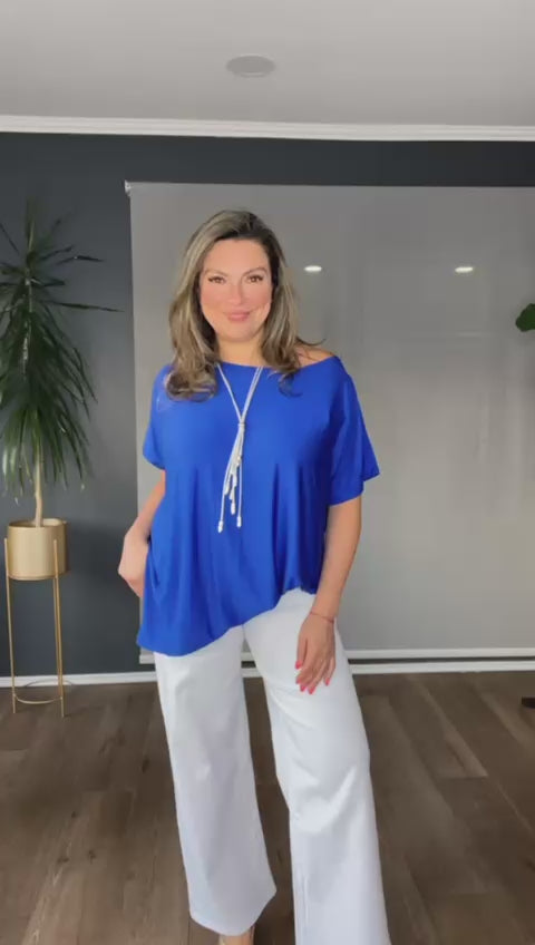 Polera Cony Azul Rey