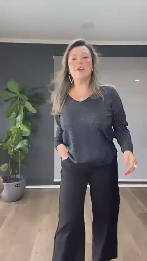 Sweater Julieta Lurex Rojo