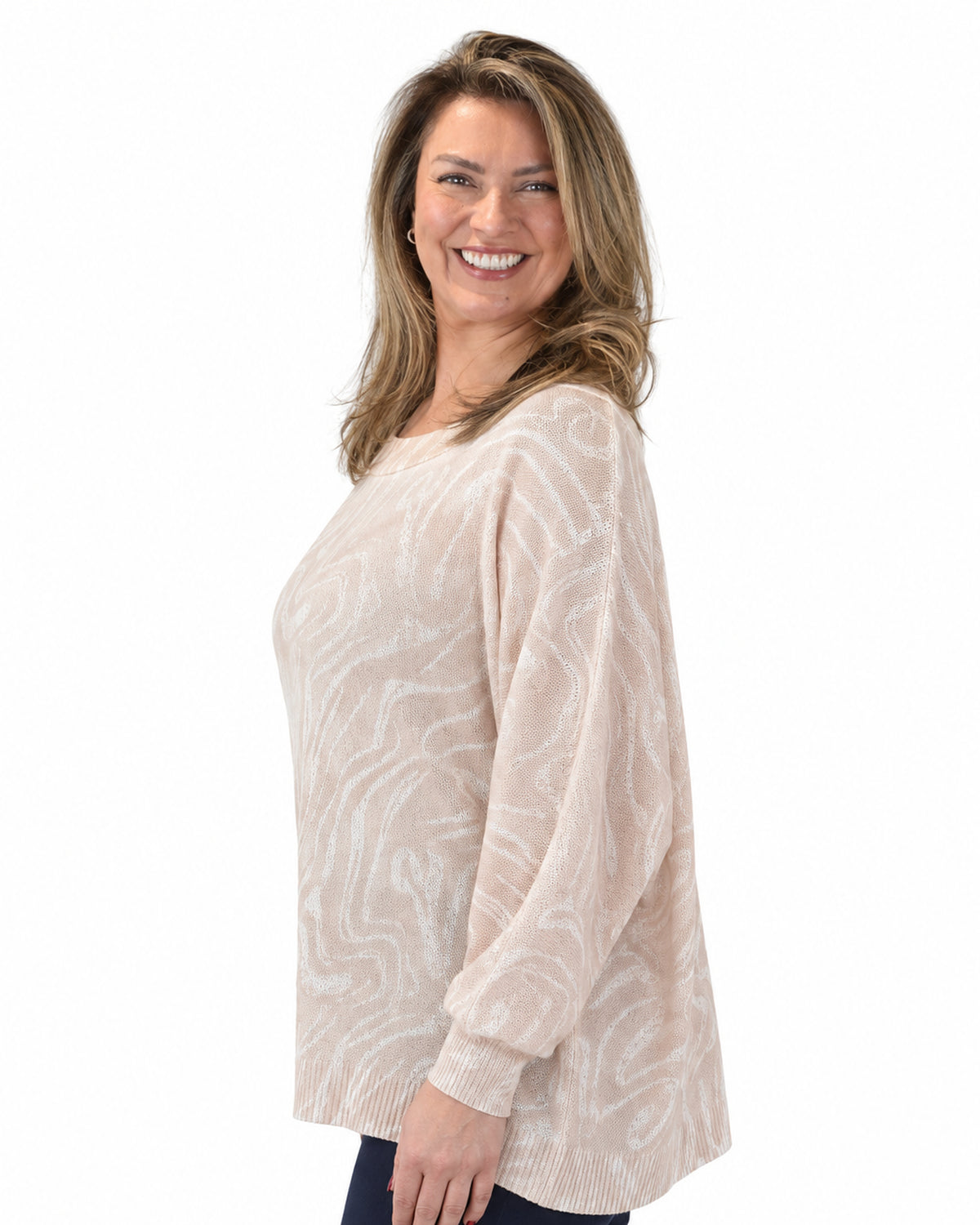 Polera Hilo Amanda Beige