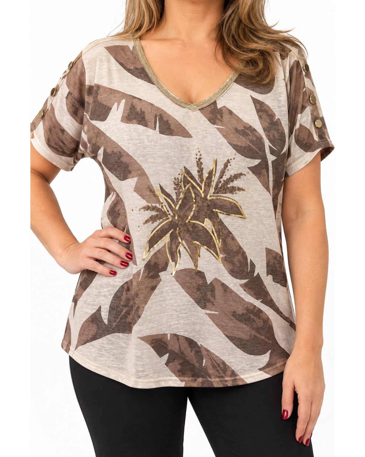 Polera Palmer Café