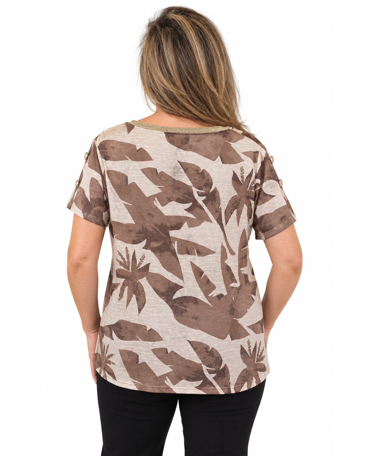 Polera Palmer Café